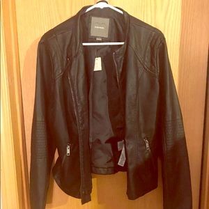 Faux Leather Jacket